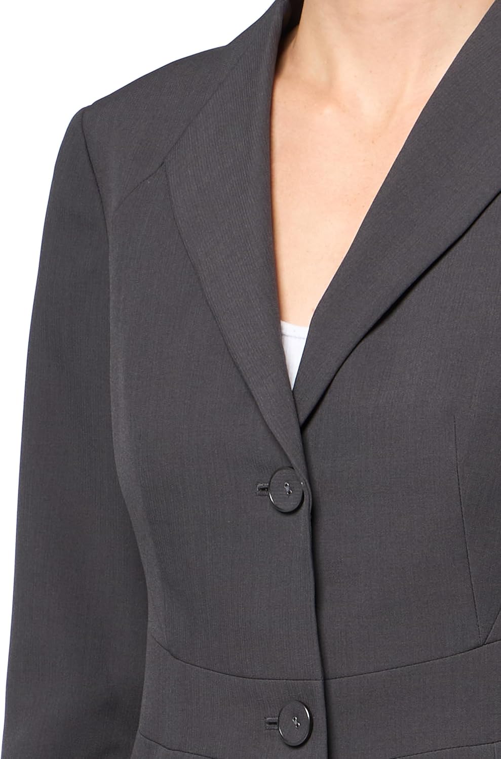 Le Suit Womens Two Button Blazer & Slim Skirt, 2pc Set - Image 3