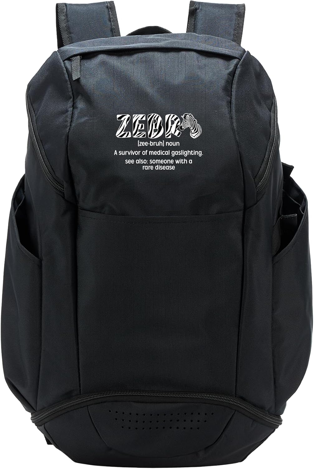 Zebra Definition Rare Disease Awareness Rare Disease Warrior Sport Backpack
