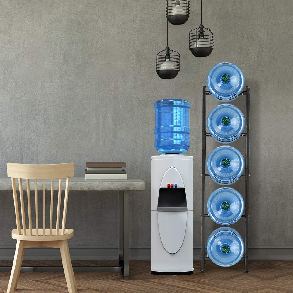 Black Friday - 80% OFF Nandae Water Cooler Jug Rack, 5-Tier Heavy Duty Water Bottle Holder Storage Rack for 5 Gallon Water Dispenser, Save Space (Black Brown) 70% Off Discount Nandae Water Cooler Jug Rack, 5-Tier Heavy Duty Water Bottle Holder Storage Rack for 5 Gallon Water Dispenser, Save Space (Black Brown)