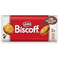 Vista 1 de Lotus Biscoff - Galletas sándwich, crema de chocolate con leche, 22 galletas por paquete, 7.76 onzas