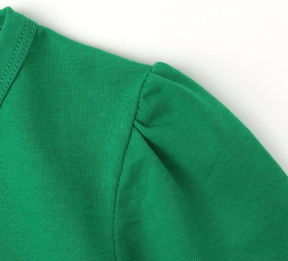 Noomelfish Girls Ruffle Heart T-Shirts Cute Long Sleeve Tee Tops (4-12 Years) - Image 5