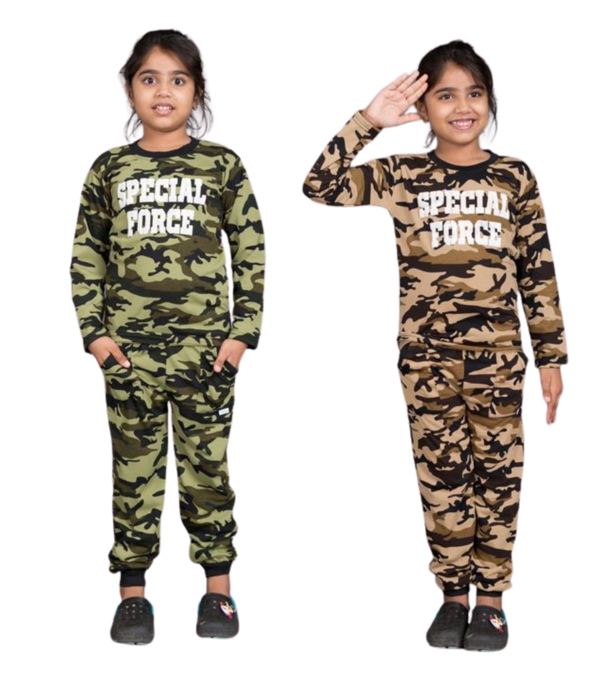 Stylish Casual T-Shirt and Pyjama Set for Boys & Girls - Perfect for Summer Playdates, Outdoor Adventures, and Everyday Comfort Brown & Green-image-9