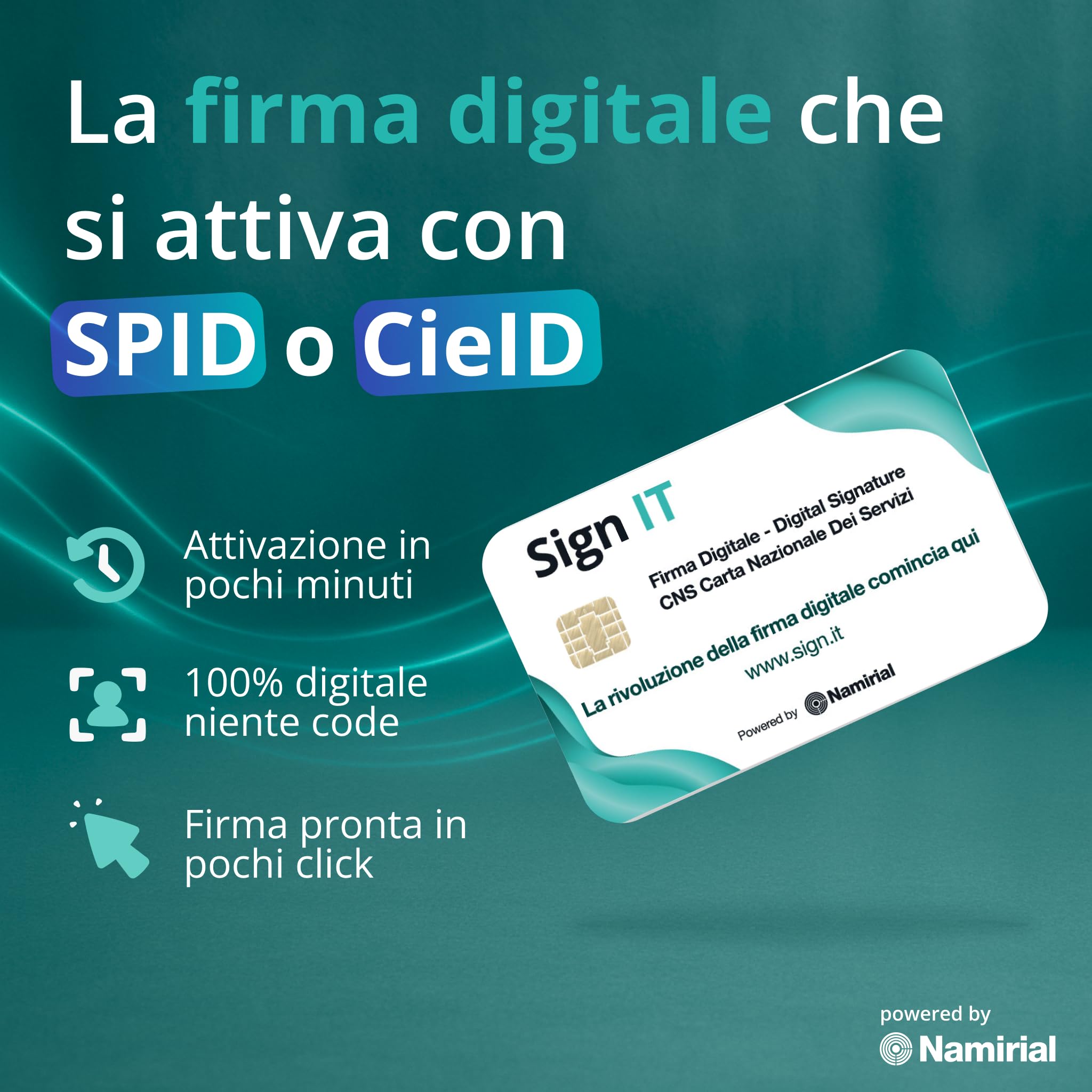Sign IT Smartcard Firma Digitale Attivazione Online SPID CieID Valida 3 Anni