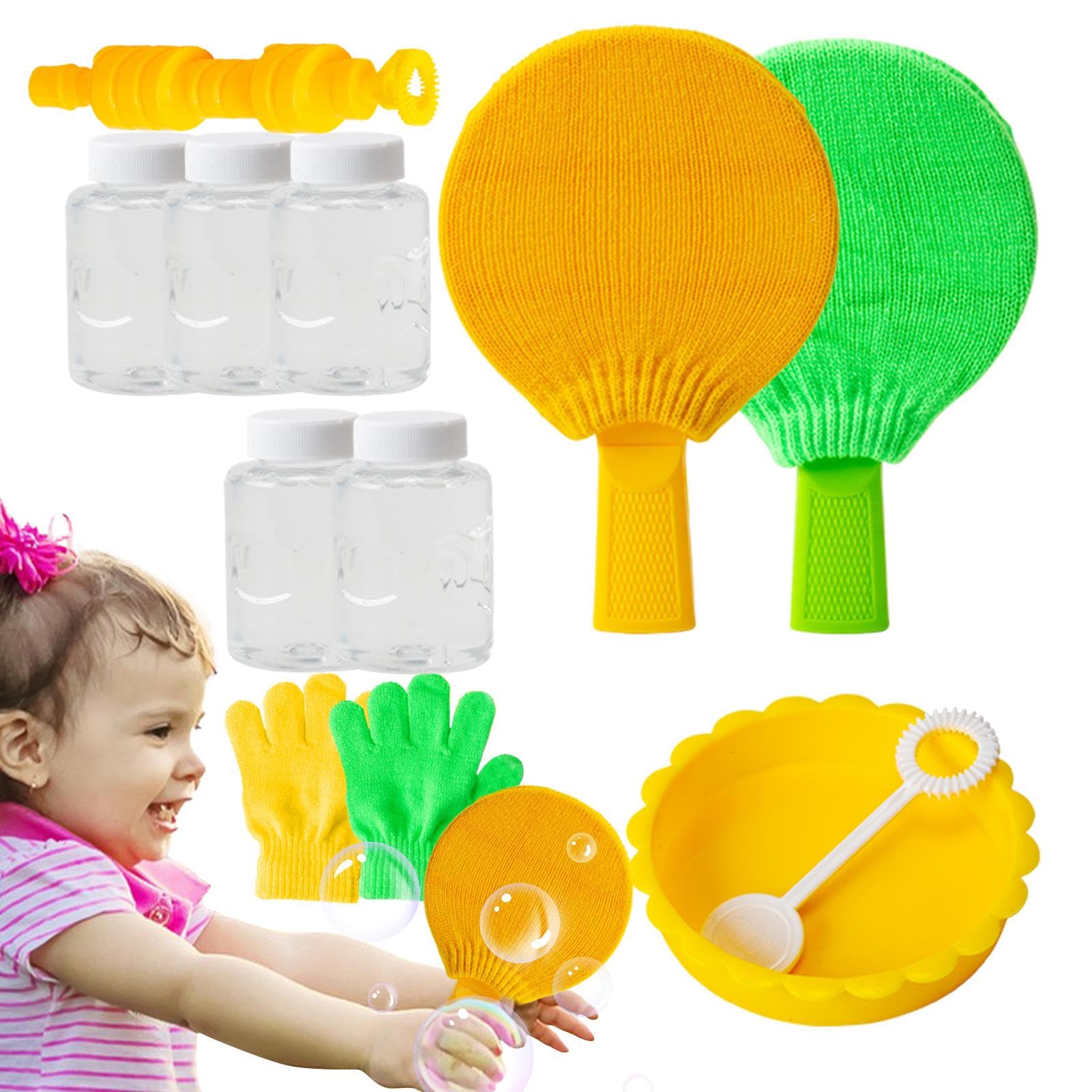 de Burbujas Que rebota | Interactivo impoppable para la coordinación -Mano - Productos de soplado de Burbujas para Parques, guarderías, guarderías, hogares y Parques