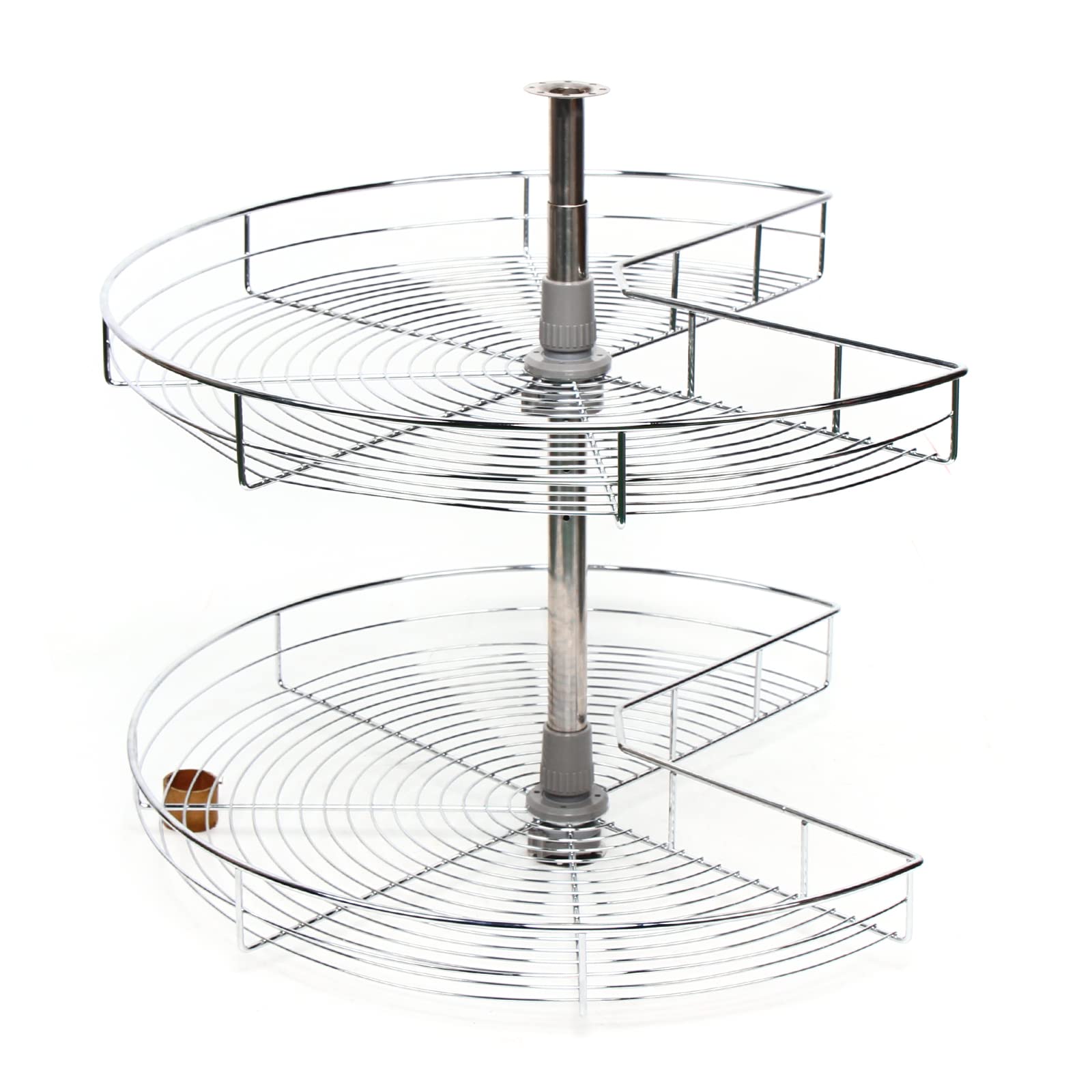 Giostra per pentole, mobiletto da cucina, piano girevole, girevole a 270°, Ø 71 cm, per mobile angolare, piatto girevole sotto armadio, BJDIE-365