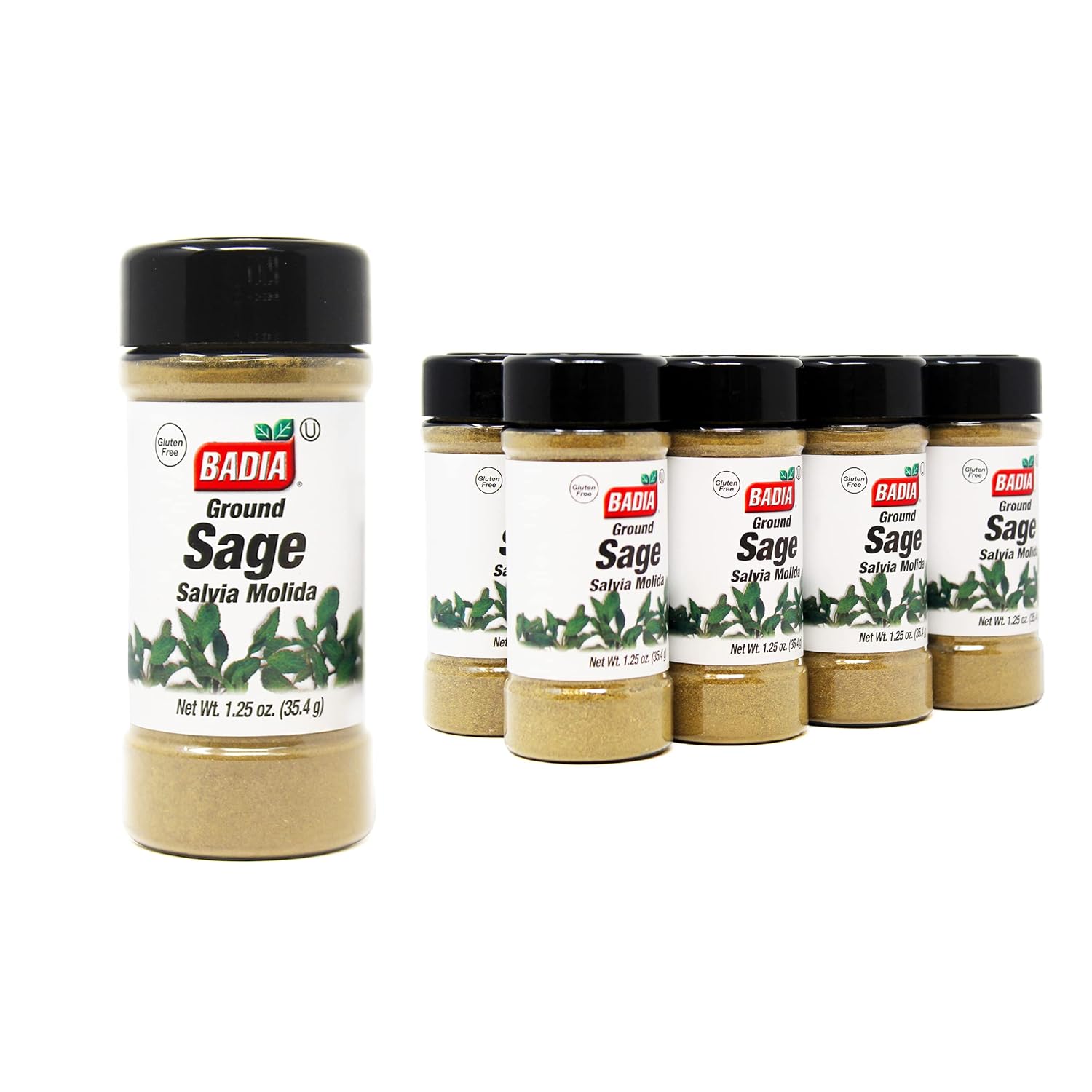 Badia Sage Ground, 1.25 Oz (Pack Of 8)