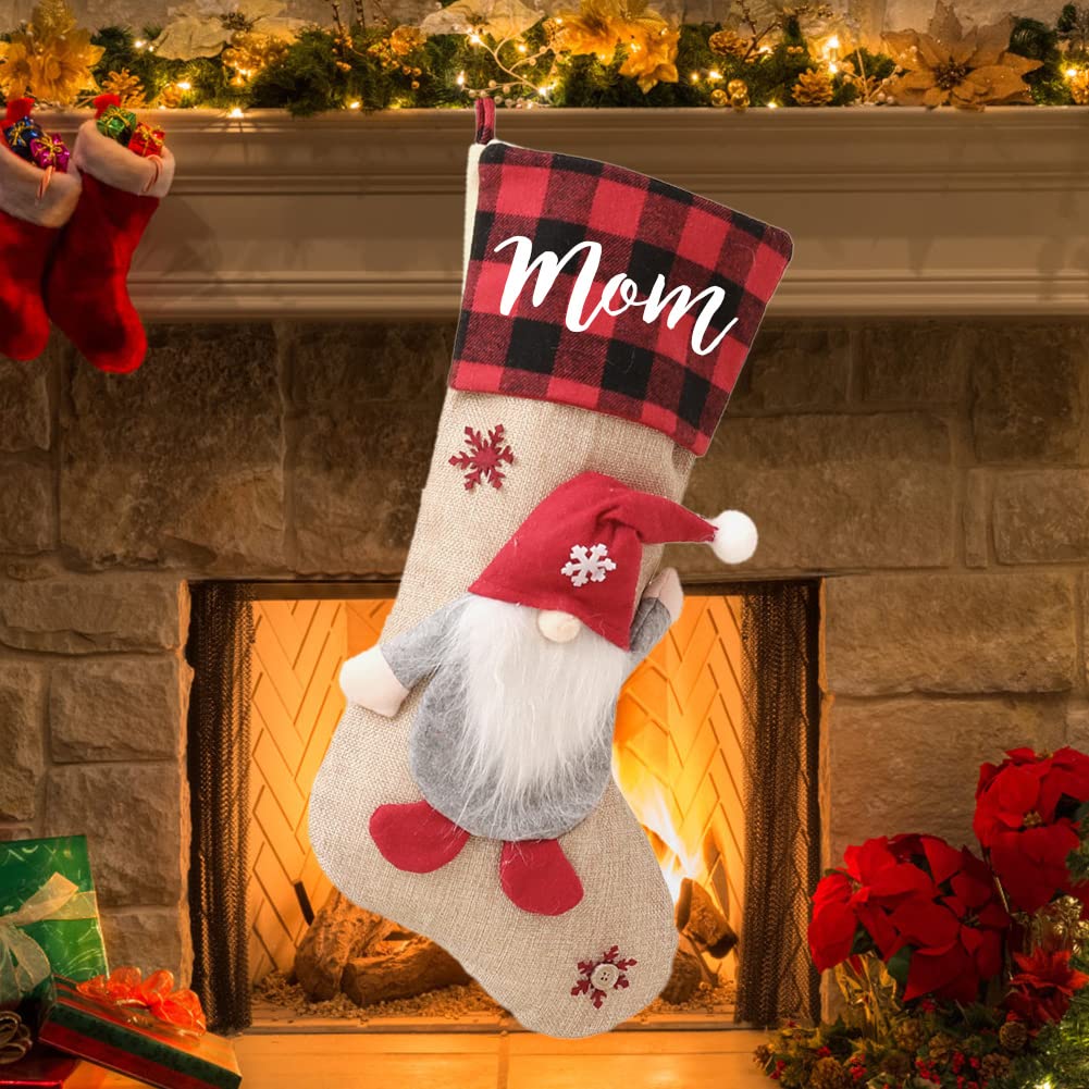【もうすぐクリスマス】お名前Ryoの方　クリスマスストッキングとホルダーのセット Amazon.co.jp: Dreamdecor 名前入りクリスマスストッキング 17.3インチ