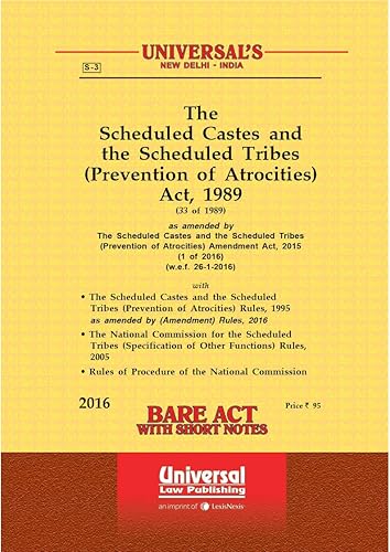 Scheduled Castes and the Scheduled Tribes (Prevention of Atrocities) Act, 1989 along with Rules