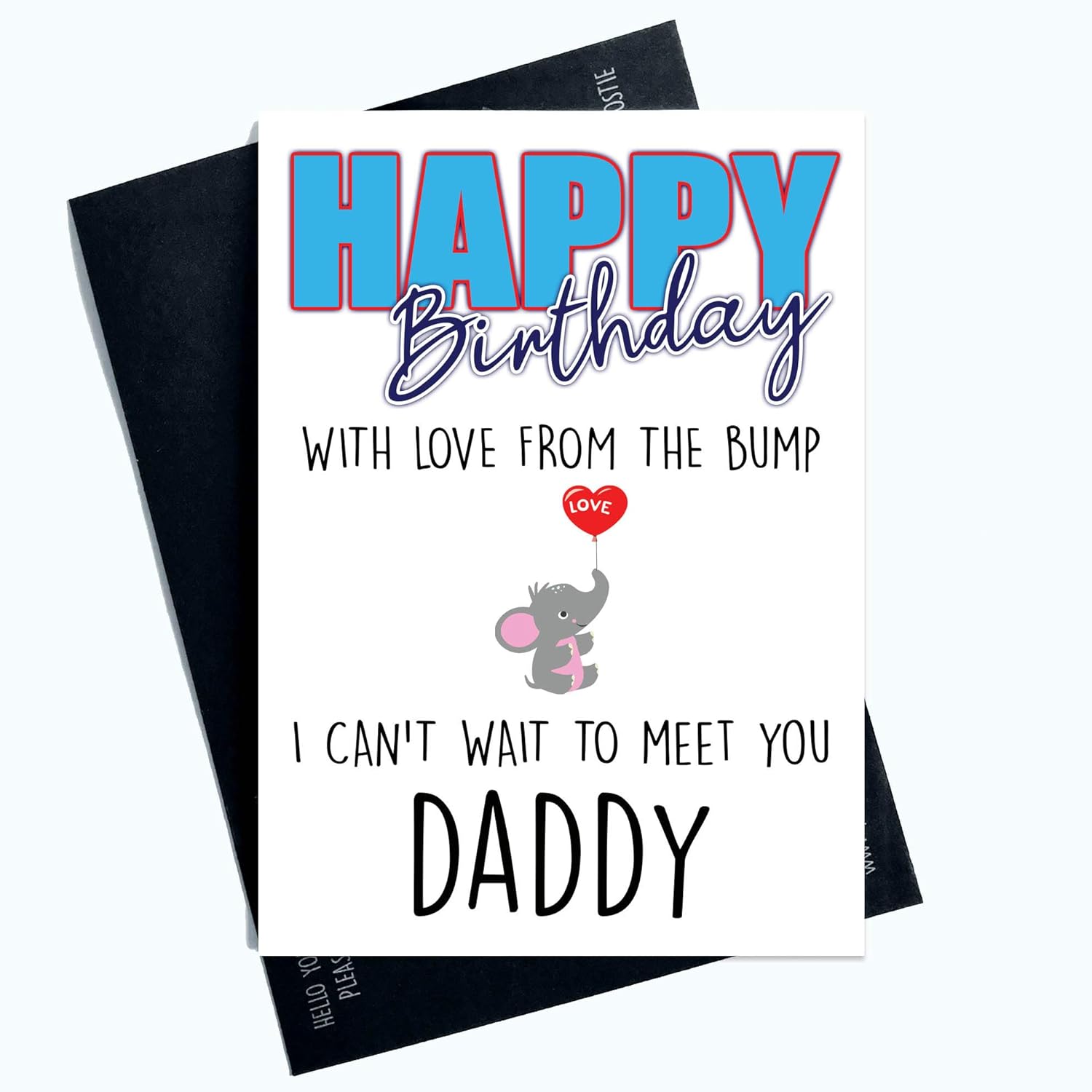 Birthday Cards from The Bump Happy Birthday Daddy Can't Wait to Meet You PC1000
