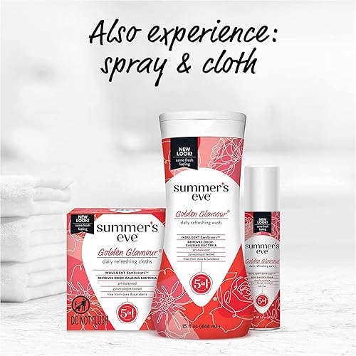 Miniatura 8 de Summer's Eve Amber Nights Daily Refrescante Gel de baño femenino, con extractos de avena y karité, elimina el olor, lavado femenino, 9 onzas