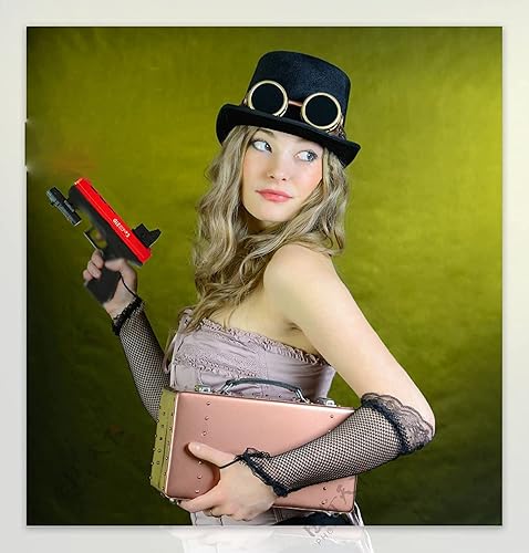 Miniatura 6 de JM X2 - Lanzadores eléctricos de bolas con juguetes de tambor, lanzadores de bolas de salpicaduras con 3 W + bolas de munición y gafas de seguridad,