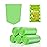 Inwaysin Medium Compostable Trash Bags - 8 Gallon, 30L (Clear Green, 20 Count Pack of 5) - Budget-Friendly Replacement for Simple Human H/J/G Trash Bags