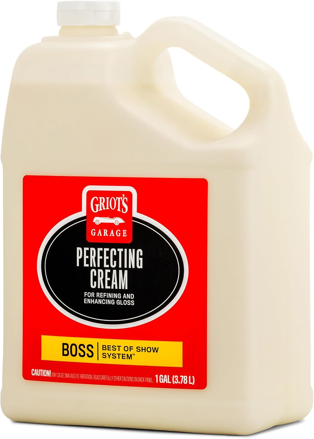 Griot's Garage BOSS Perfecting Cream for Car Polishing and Detailing, Light Polish, Fine Scratch, Swirl Remover for Vehicles, One Gallon