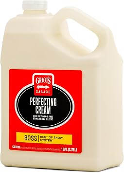 Griots Garage BOSS Perfecting Cream for Car Polishing and Detailing, Light Polish, Fine Scratch, Swirl Remover for Vehicles, One Gallon