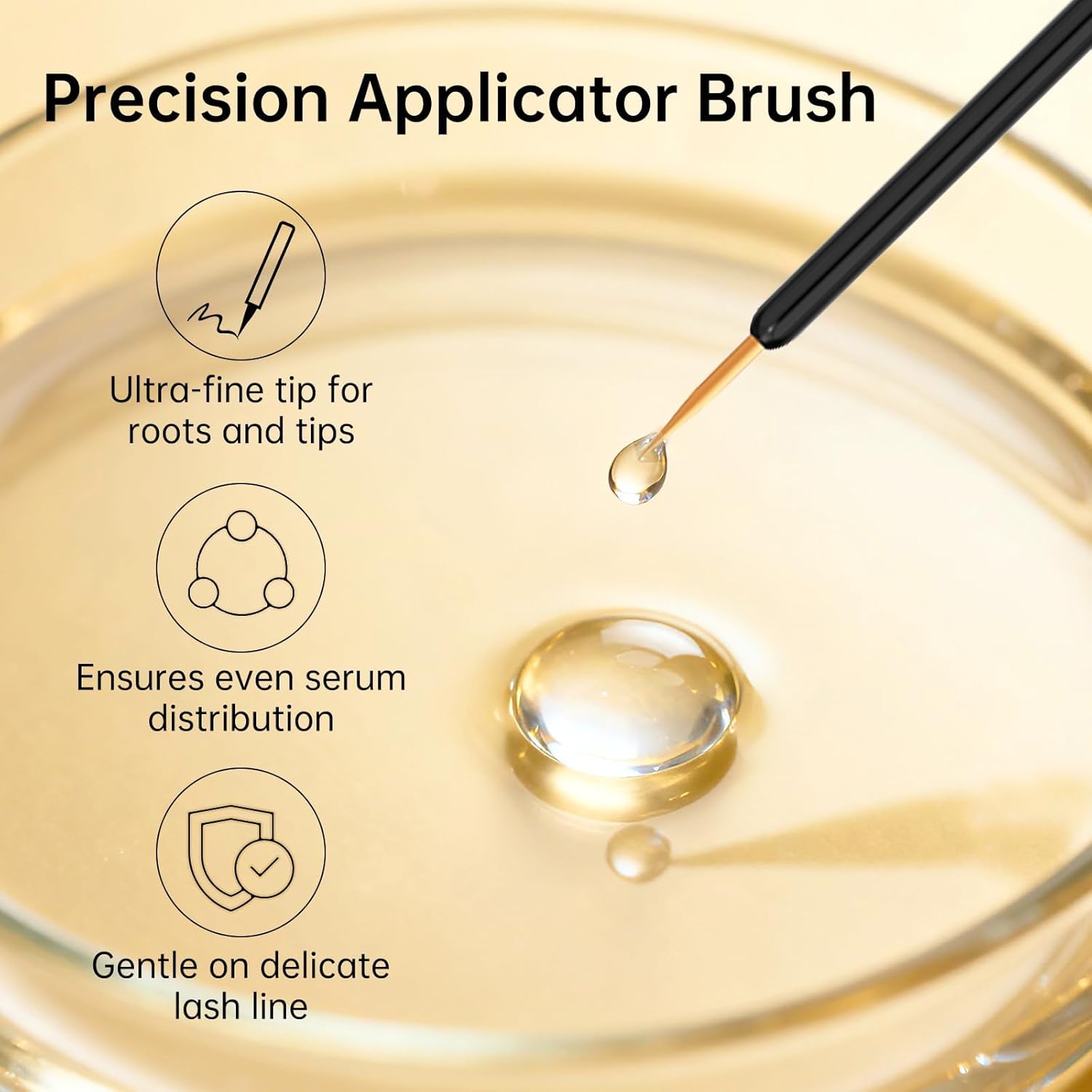 Lash Serum: Eyelash Growth Serum Gentle Natural Vegan Enhancing Treatment Nourishing Conditioning Formula for Longer Thicker Fuller Natural Lashes -3ml