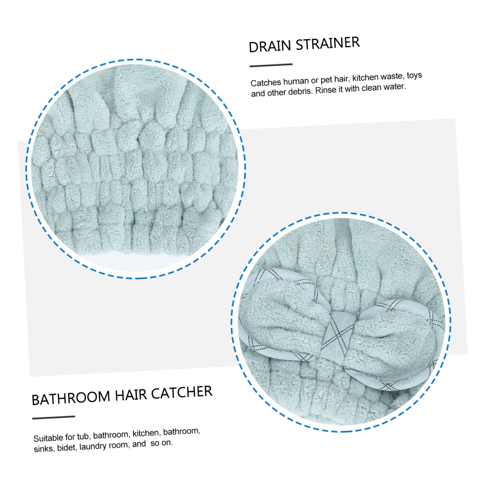 Mikinona Shower Drying Hair Cap Soft Fleece Female Hair-Drying Hat Fast Towel Adorable Bow Dry Face Cover