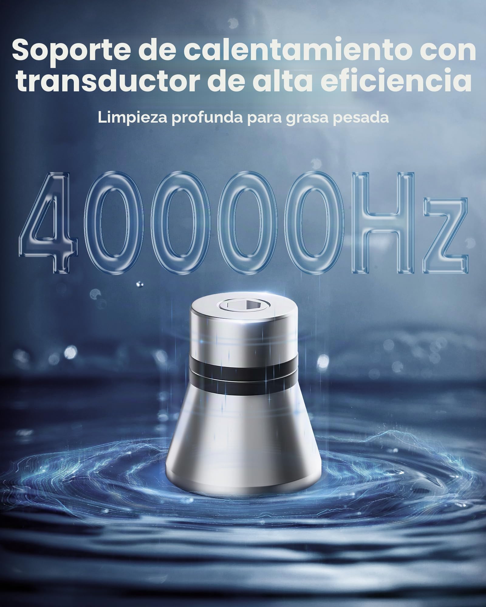 VEVOR Limpiador Ultrasónico 30 L, Máquina de Ultrasonido para Limpieza con Control de Perilla, de Acero Inoxidable, con Cesta y Bola de Limpieza para Relojes, Maquinillas de Afeitar, Joyas, Negro