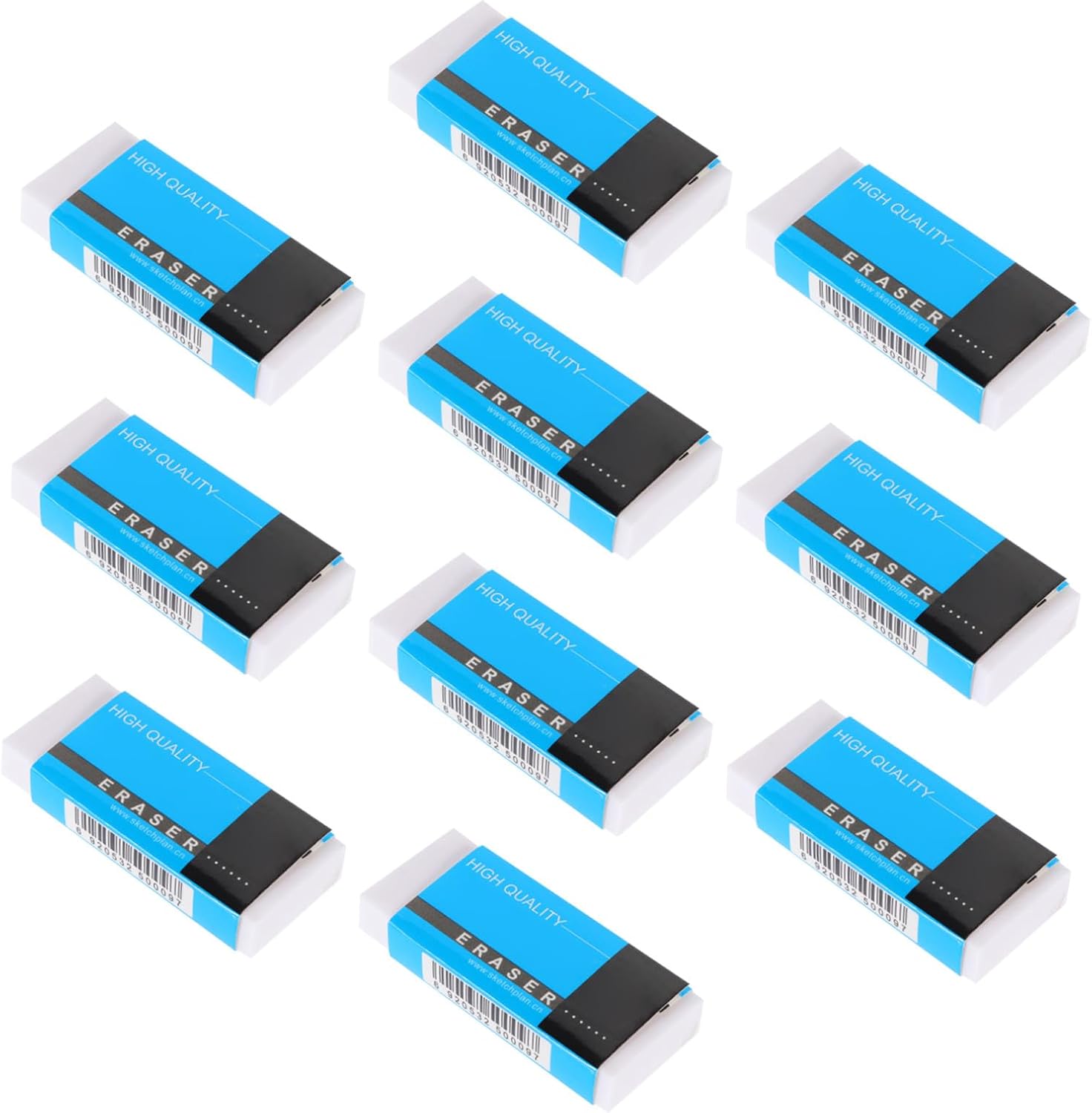 Gadpiparty 10Pcs Drawing Art Erasers for Creative Sketching Supplies Fun and Compact Stationery for Students for Classroom Use and Art Projects