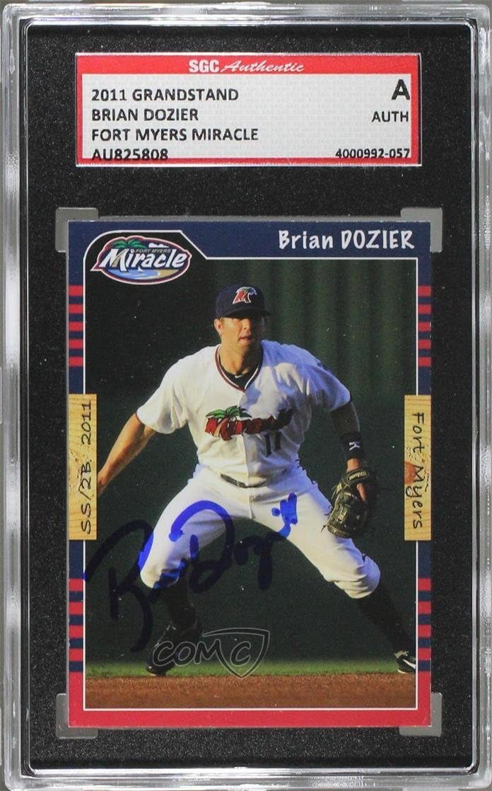 Brian Dozier Aftermarket Auto SGC Authentic Authentic
