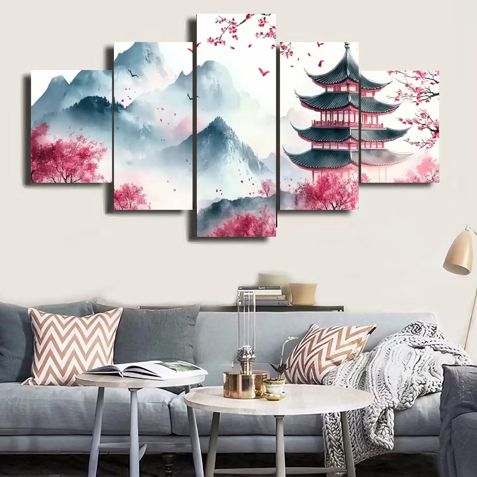 Diament Malarstwo Japonia Diament Malarstwo Dorosły Duży Format 200x100cm Krajobraz 15 DIY Haft Diament Malarstwo Kreatywne Hobby Dorośli, Malowanie Numeru Dorosłych Do Dekoracji Domu, Prezent Kobieta