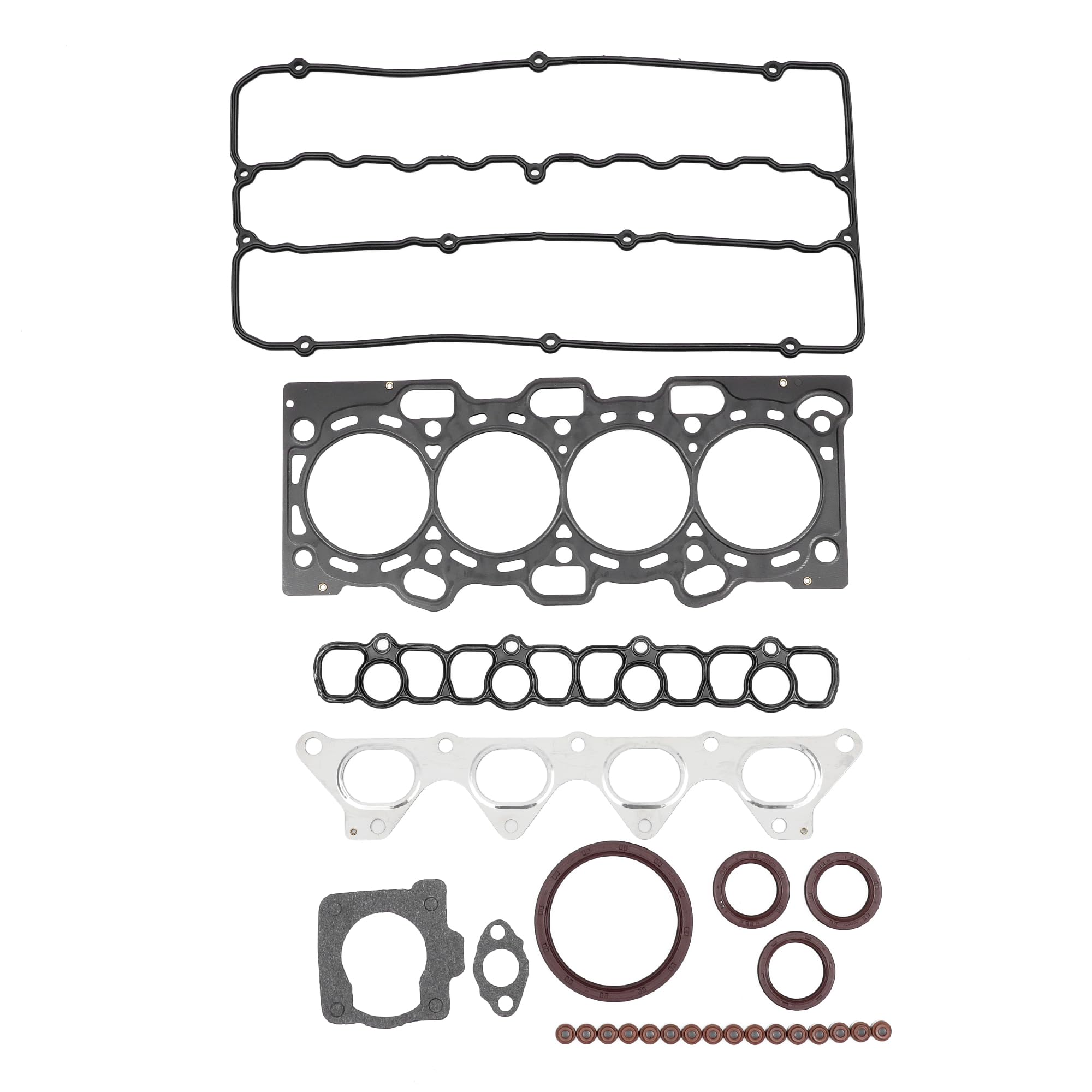 Juego De Juntas De Culata Para Mitsubishi 4G93(Gdi)(Da2A) 1 Set | Material: Goma Metal, Color: Negro, OE: MD976072, Alta Temperatura, Estable, Preciso, Elástico, Resistente