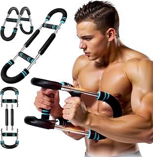 Twister Arm Trainer, 60-110lb Portable Chest Workout Equipment, Detachable Spring Exerciser for Home/Office Fitness - Build Arm, Chest & Shoulder Muscle for Men and Women
