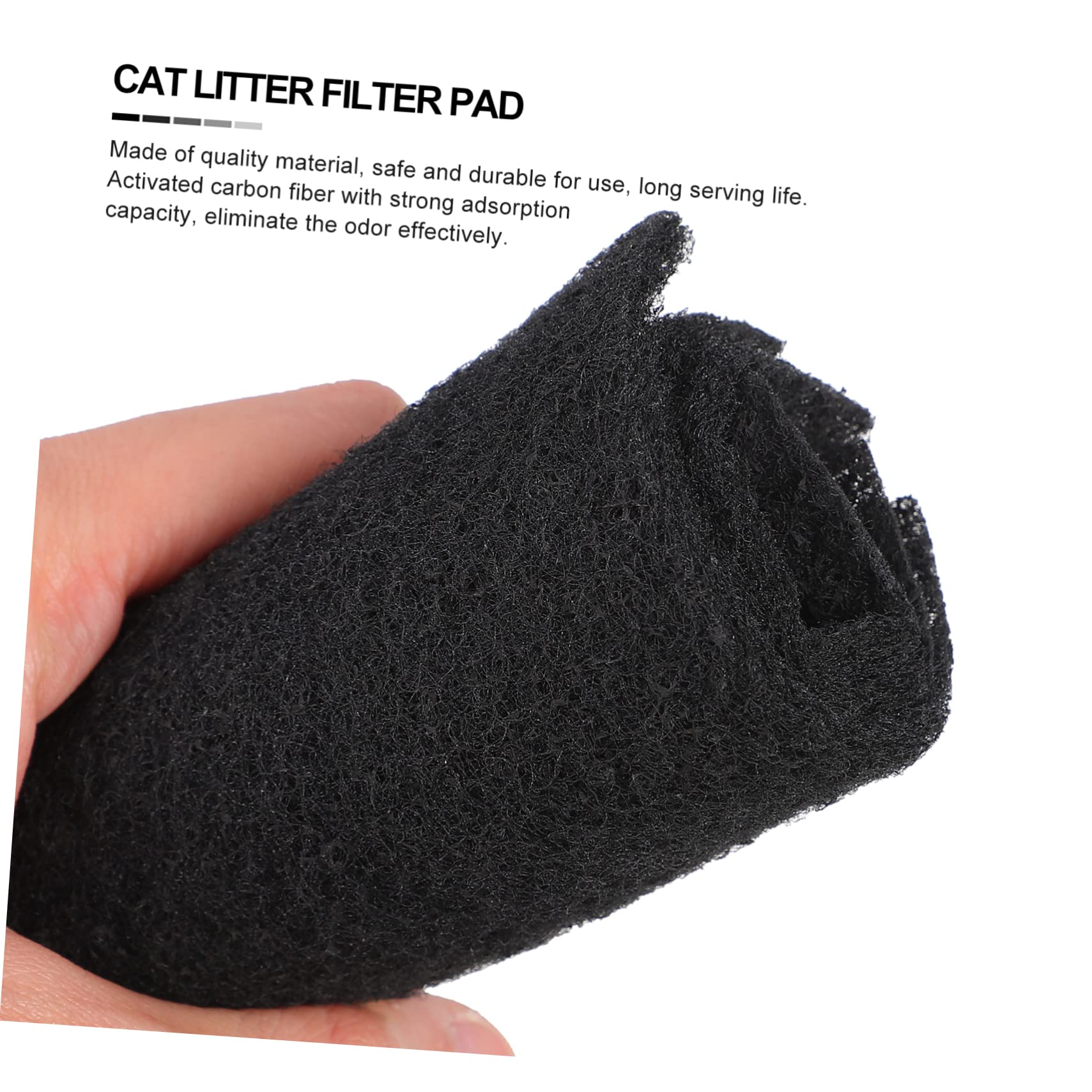 Happyyami 72stücke Aktivkohle Filterplatten Für Katzenstreu Geruchsneutralisierer Für Katzentoiletten Effektive Luftreinigung Für Frisches Zuhause