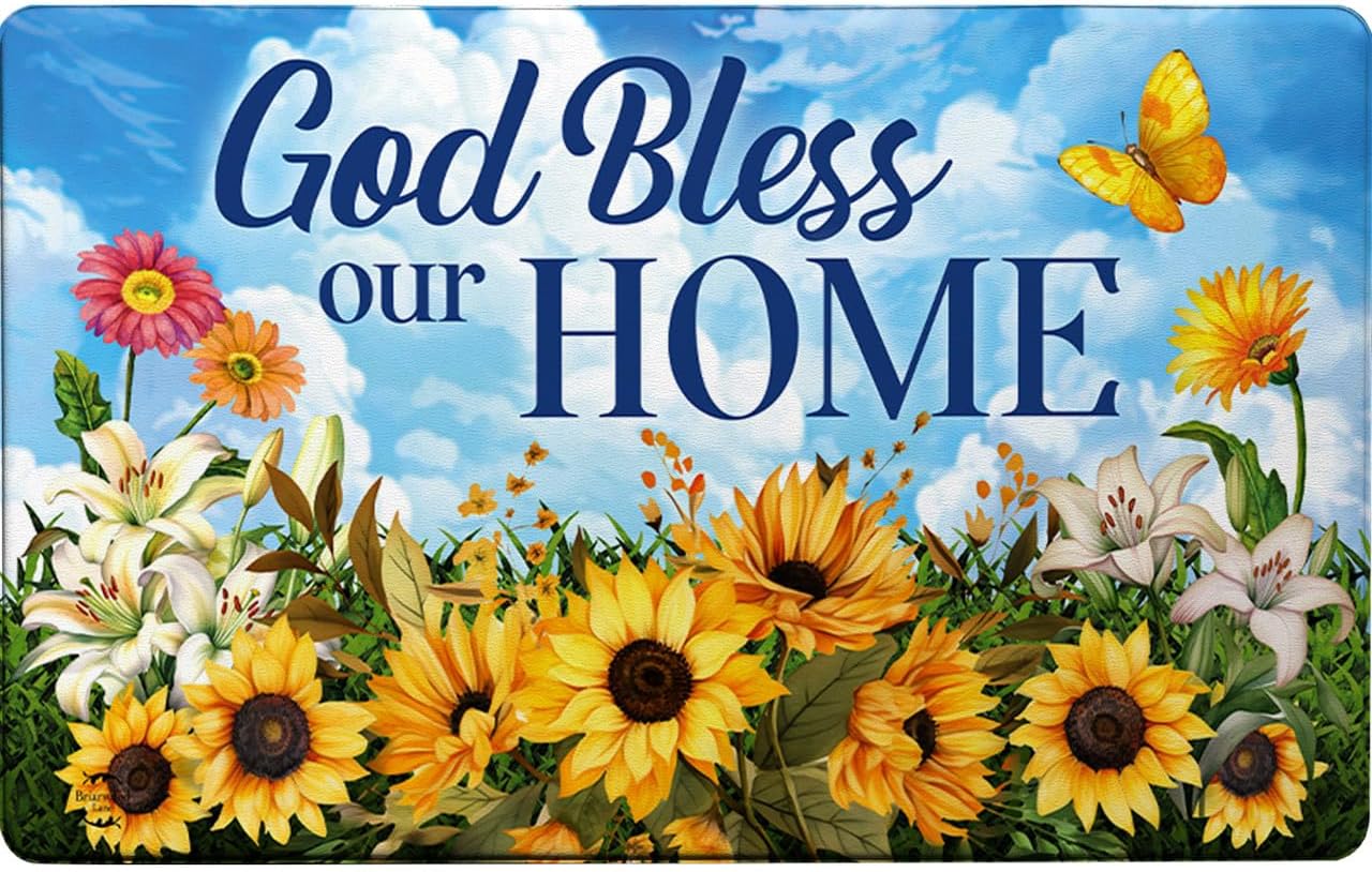 Briarwood Lane God Bless Our Home Comfort Mat