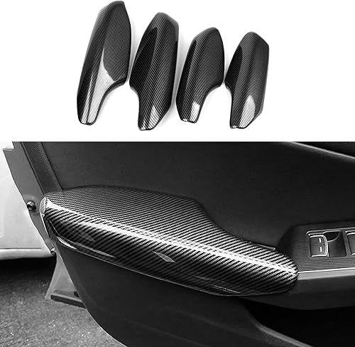 Miniatura 37 de Car Central Armrest Box Cover Decals for 2022 2023 2024 2025 Honda Civic 11th Gen Accessories ABS Carbon Fiber Interior Stickers
