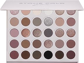 ColourPop Stone Cold Fox Eyeshadow Palette - 30 Pan Cool Tone Eye Makeup Palette with Matte & Metallic Finishes - High-Pigment Eye Makeup with a Long-Wearing Formula (1.16 oz)