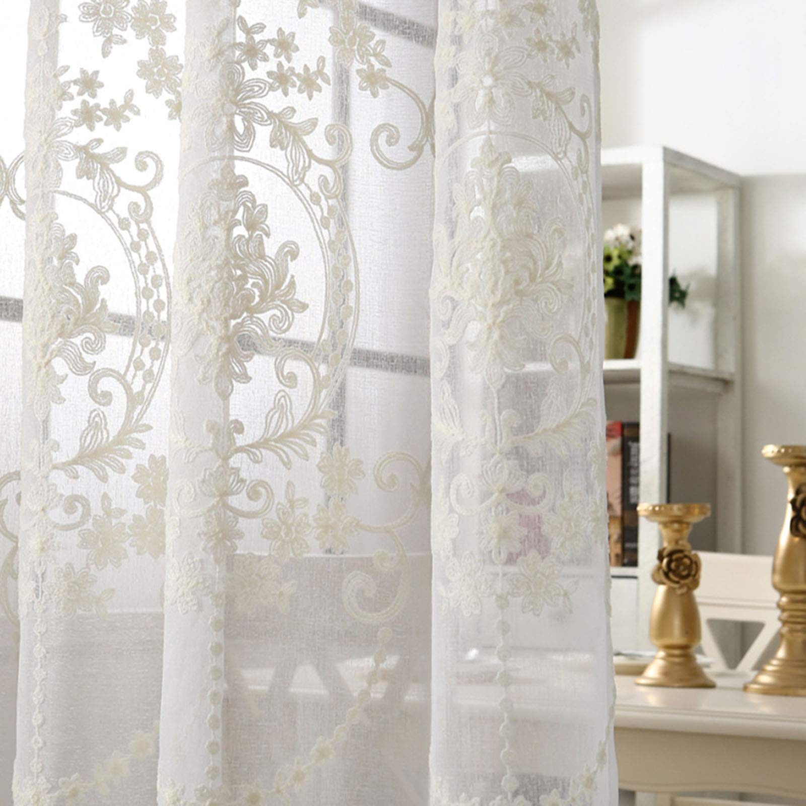Rideaux transparents bandezid pour bloquer les regards indiscrets