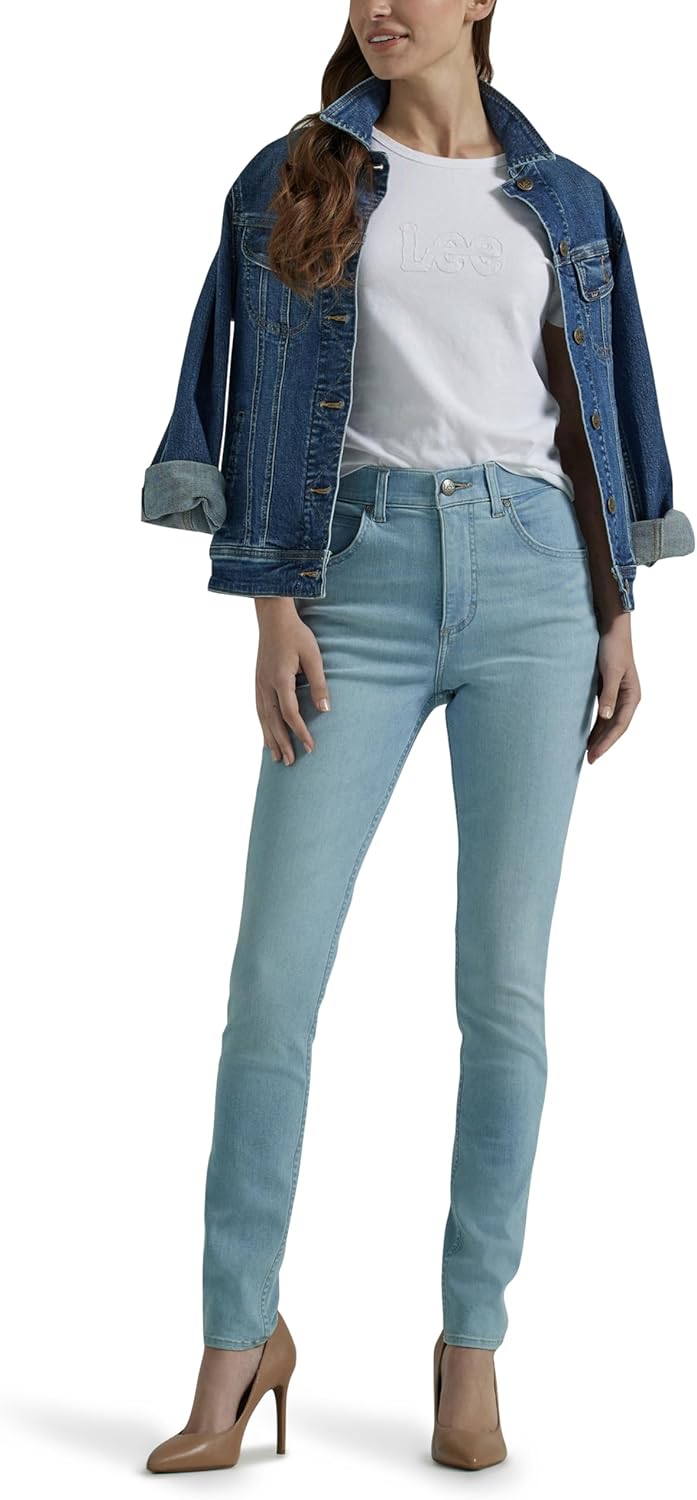 Lee Womens Ultra Lux Comfort with Flex Motion Skinny Leg Jean with Ever Fit - Image 4