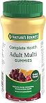 NATURE'S BOUNTY Adult Multi Gummies, Helps to Support Immune Function, Helps Development Of Bones & Teeth, Cherry, Grape & Orange Flavours, 187.5 g