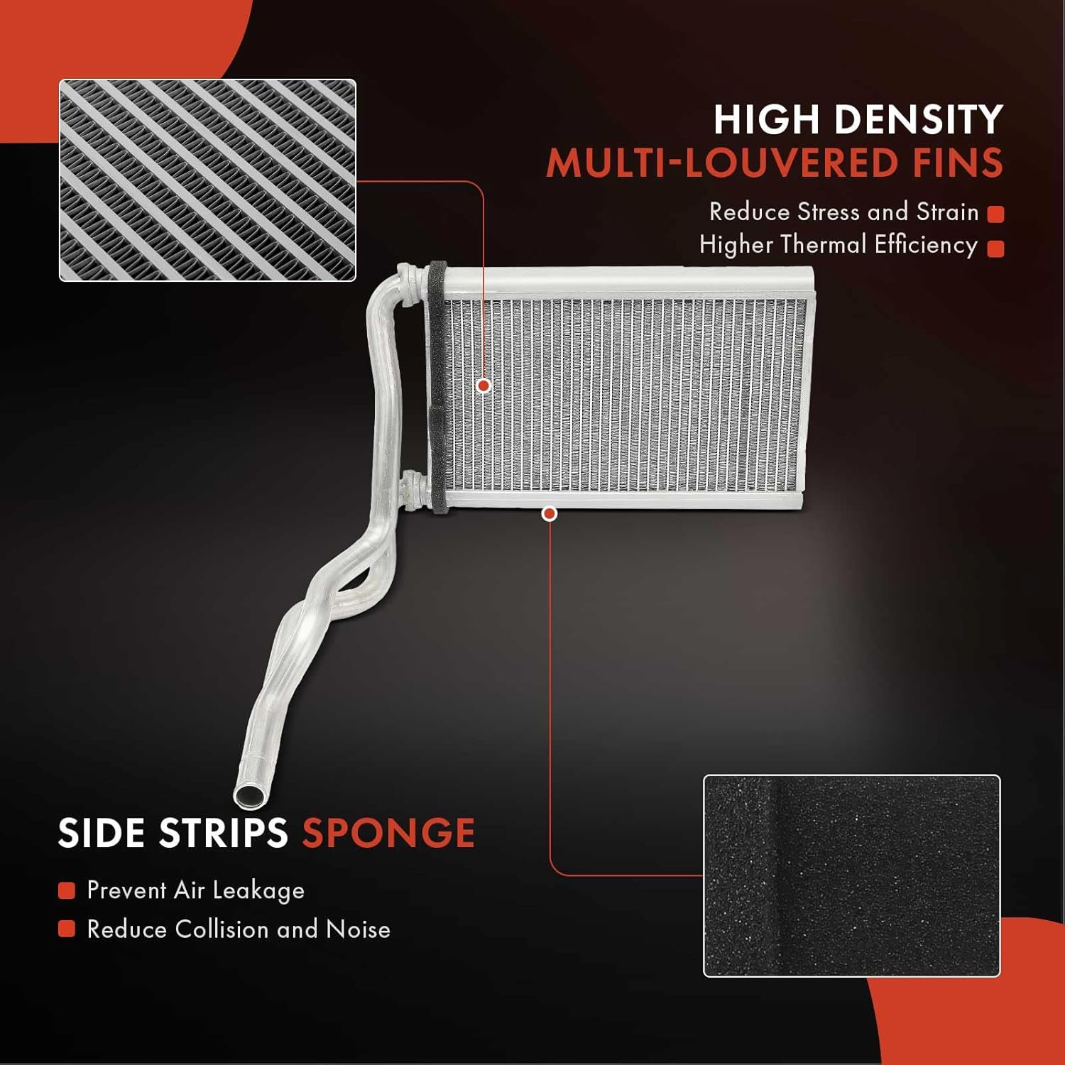 A-Premium HVAC Heater Core Compatible with Toyota Corolla 2020-2022, Prius 2017-2022, C-HR CHR 2019-2022 & Lexus UX200 2019-2022, UX250h 2019-2022