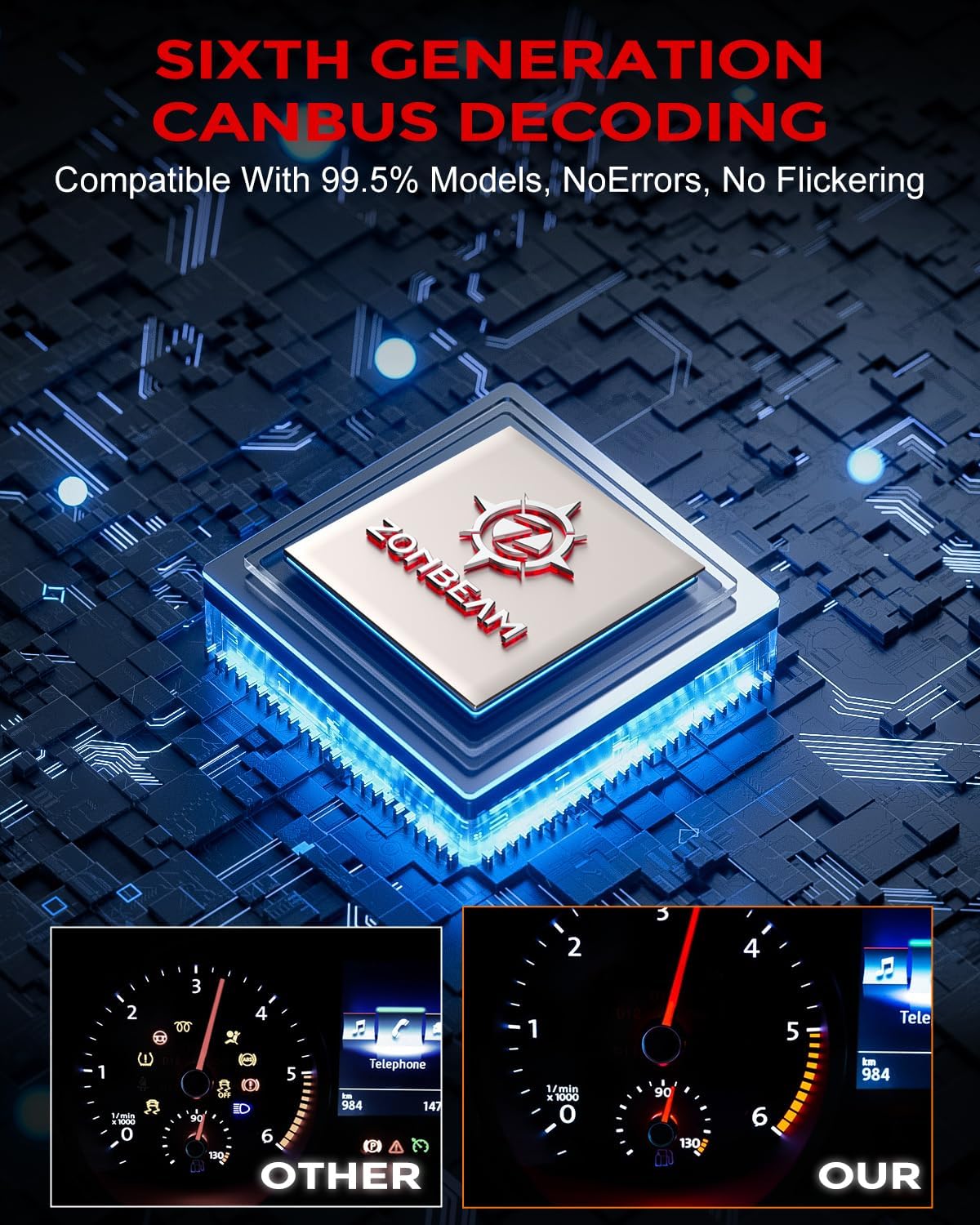 [2026 Upgrade] H 11 Led Bulbs, [latest & Brightest] 800% Brightness Fog Lights Bulbs Real 1:1 Mini Size Design, 6000k Cool White，Pack of 2