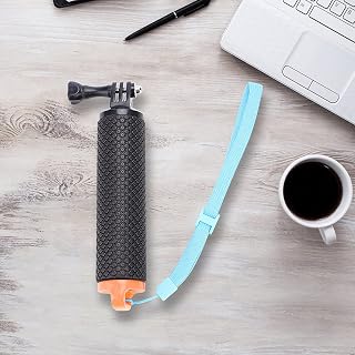 Punho de Mão Flutuante Flutuante Com Cordão e Tampa de Plástico, Compatível Com Câmeras de Ação Yi, para Alguns Esportes Aquáticos e Atividades (Laranja)