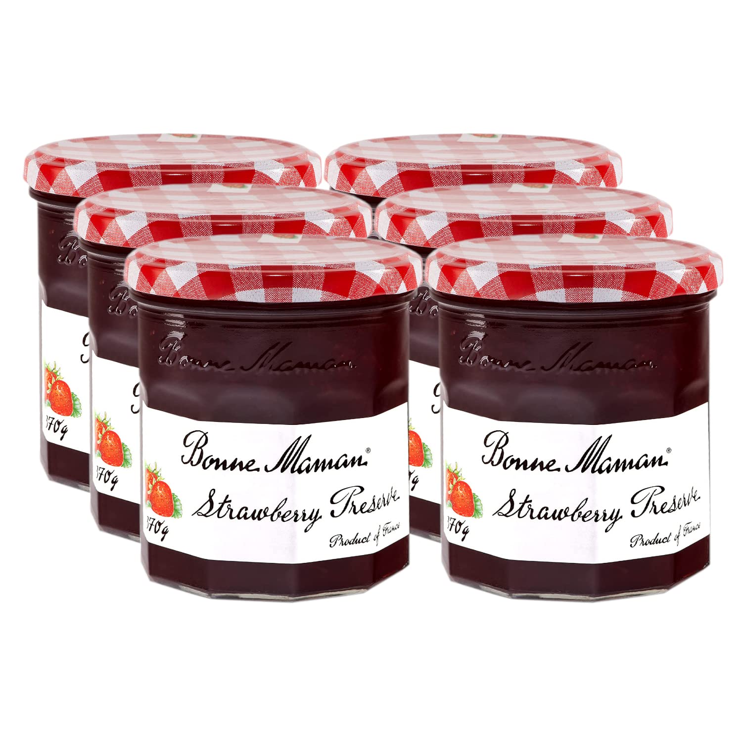 Bonne Maman Peach Preserves, 13-Ounce Jars (Pack of 6)