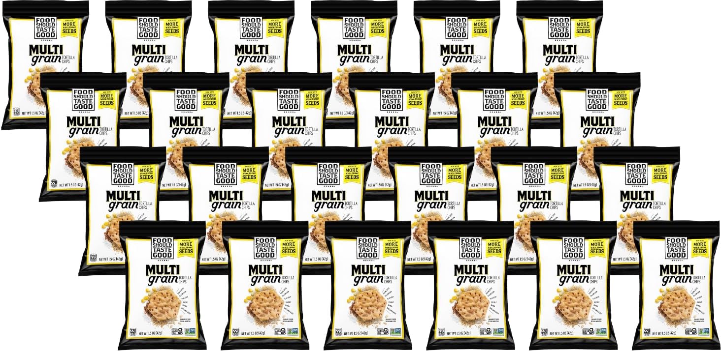 Food Should Taste Good Tortilla Chips, 1.5oz, Pack of 24 (Multigrain)