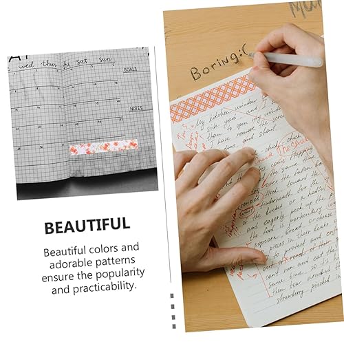 Miniatura 5 de NOLITOY 4 Boxes Autumn Washi Tape Premium Washi Tape Washi Tape Crafts Flower Embellishments Botanical Stickers Kid Stickers Colored Duct Tape