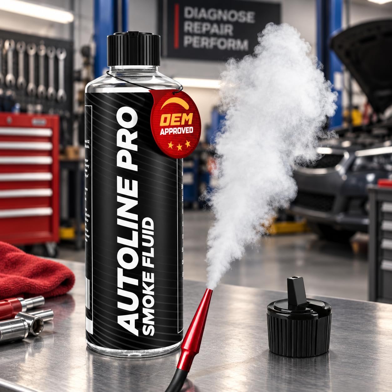 Amazon | AutoLine Pro Automotive *高煙密度*スモークマシン リーク