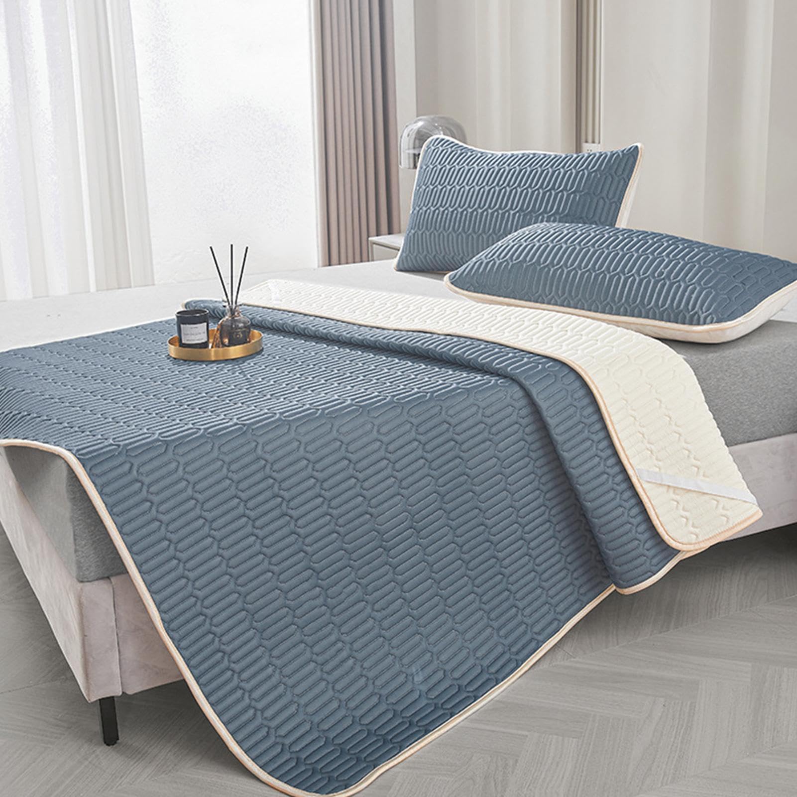 Materassino estivo rinfrescante, 180 x 200 cm, stile semplice, per migliorare la sensazione di freschezza nella stagione calda