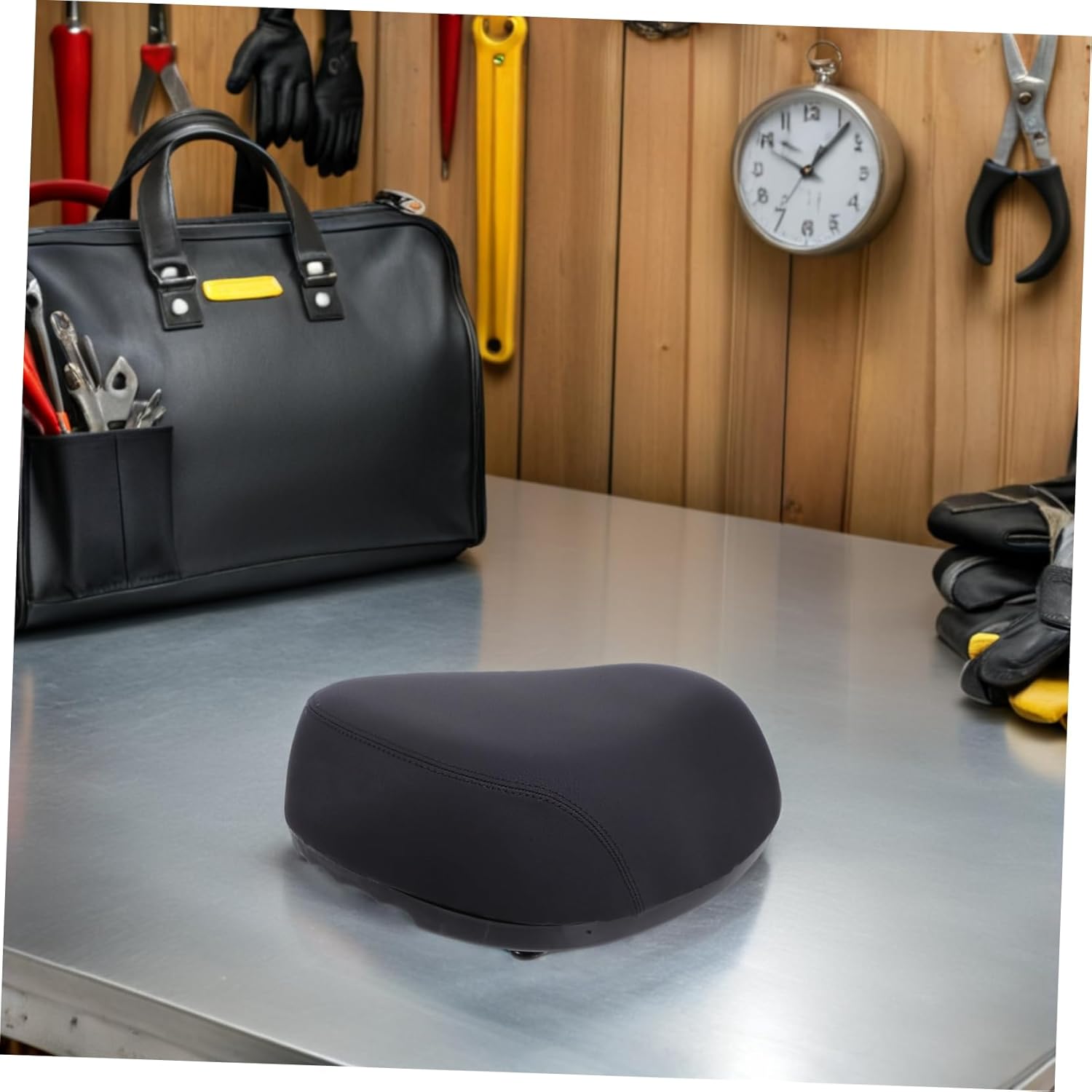 GANAZONO Thickened Bike Seat Cushion Comfortable Mountain Bike Saddle Pad with Spring Shock Absorption for Road Racing