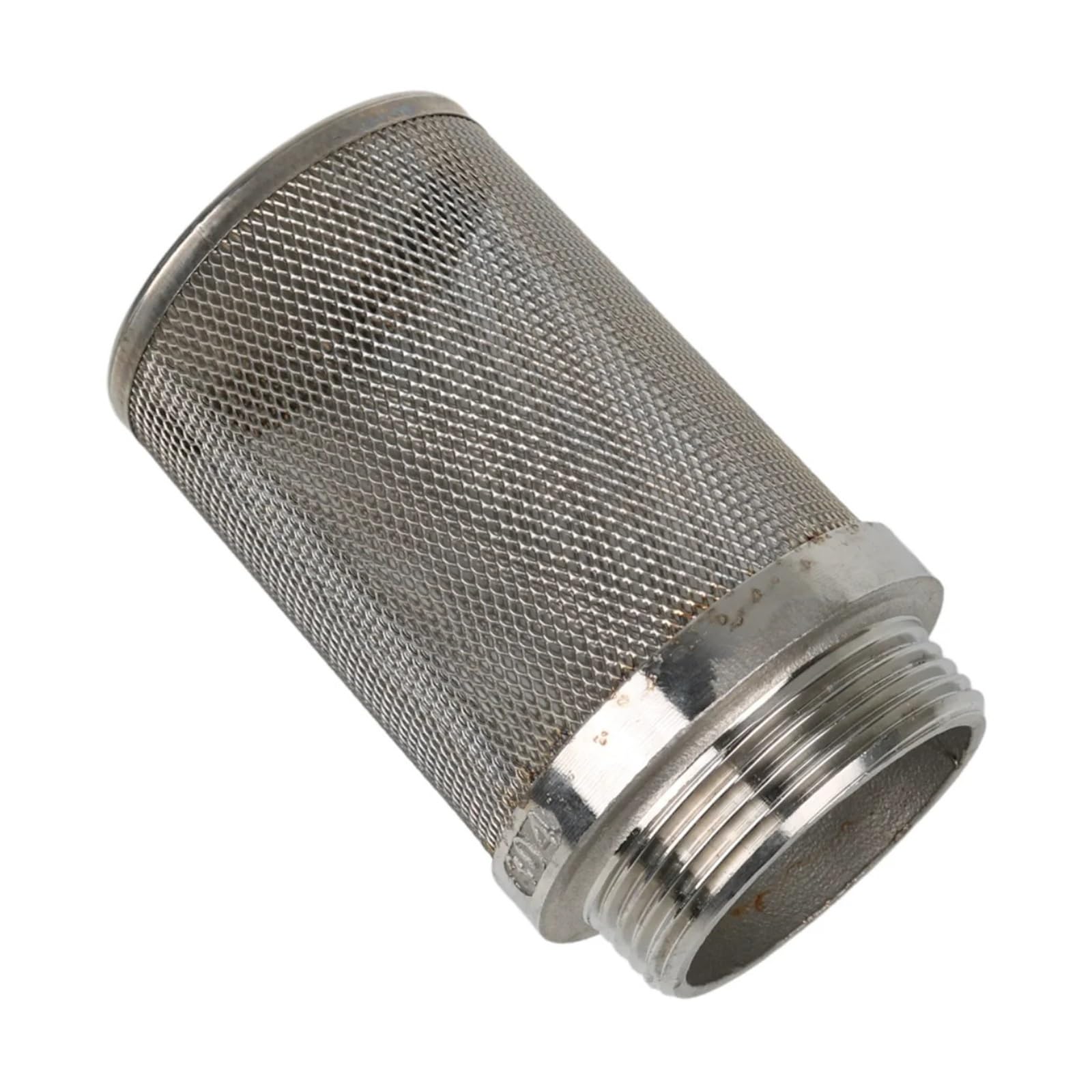 Filtro de malla acero inoxidable 304 extendido for acuario, tanque agua, bomba riego jardín, accesorios filtración(50mm-Long)