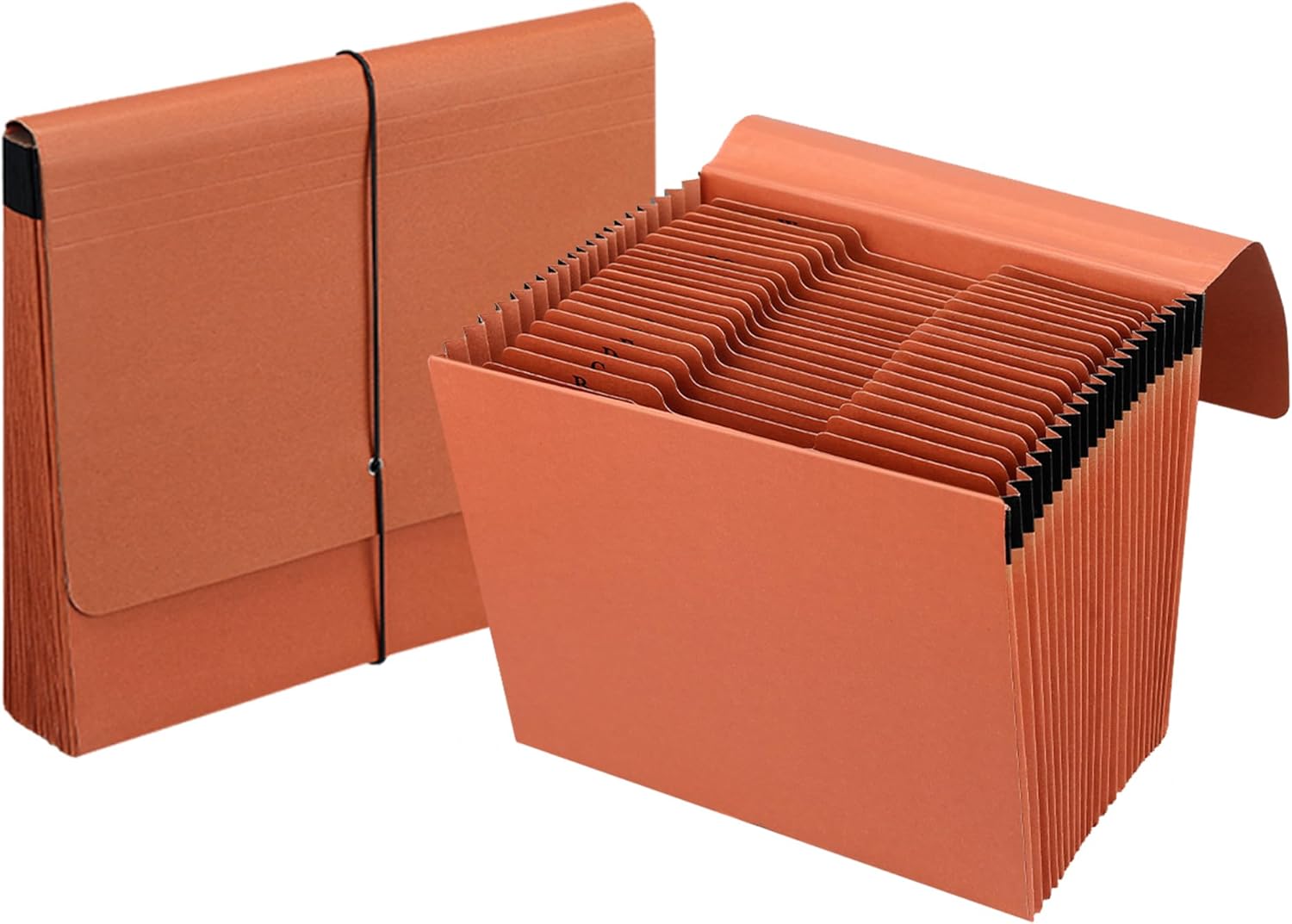 3 Packs Heavy Duty Expanding File Folder Organizer,21 Pockets Accordion File Organizer,A-Z,1/3 Cut Tabs,Letter Size,17.5Inch Expansion