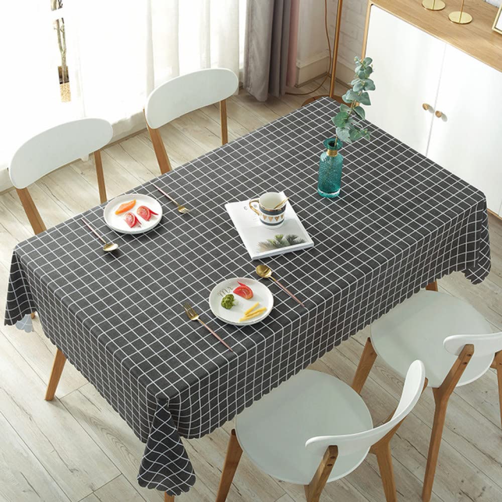 Nappe en plastique PVC antitache pour protéger votre table des repas gras