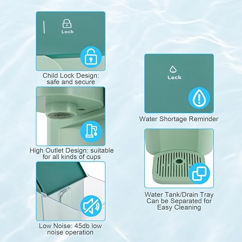 Miniatura 6 de Dispensador de agua caliente instantáneo, hervidores eléctricos, sistema de agua instantáneo de encimera para calentamiento y salida rápidos, 5