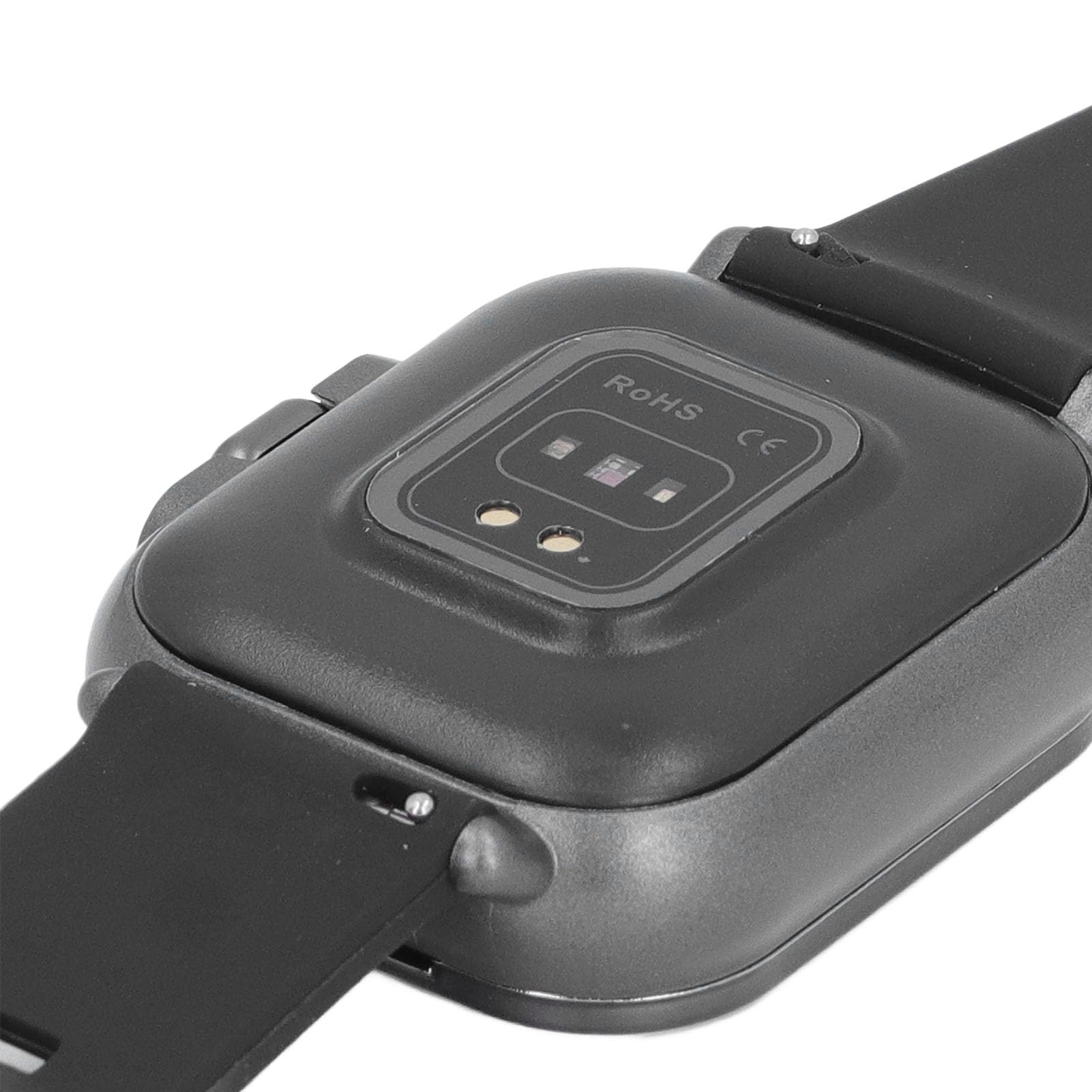 Topiky Montre Connectée 2 en 1, avec écouteurs, Bluetooth 5.3, Longue Durée de Vie de la Batterie, Montre de Sport, de Fitness, pour Un Style de Vie Actif (Coque Noire (Silicone Noir))
