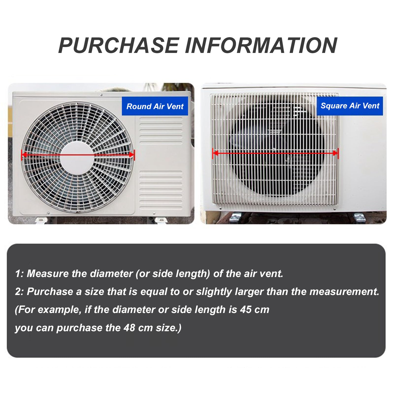 Deflettore antivento per unità esterna del condizionatore,Schermo direzionale dell'aria del condensatore del regolabile,Copertura di ventilazione esterna del condizionatore in acciaio inossidabile |