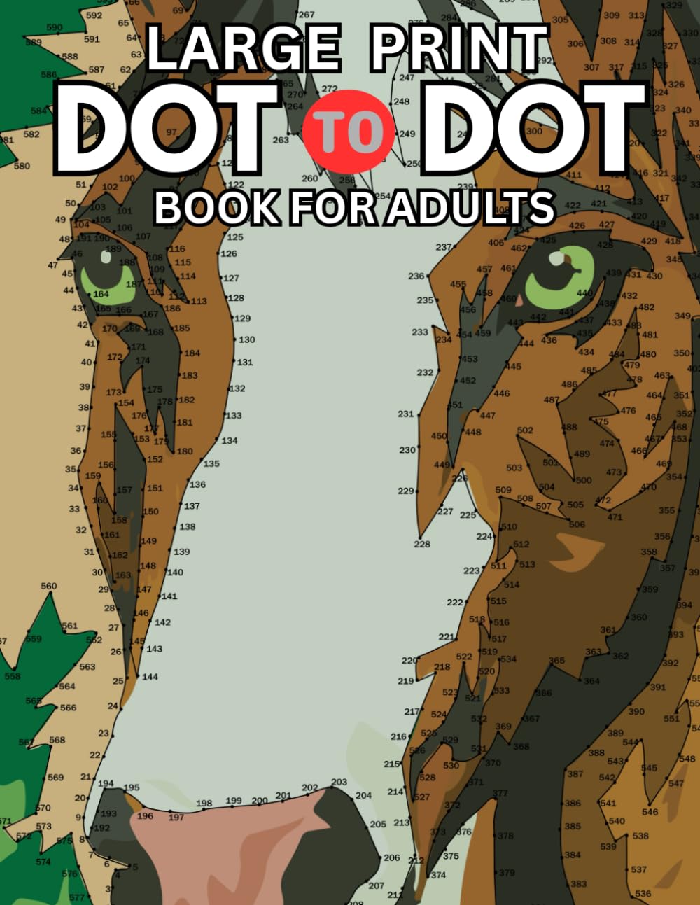 large print dot to dot book for adults: Easy and Relaxing Dot-to-Dot Puzzles with Large Numbers for Adults and Seniors