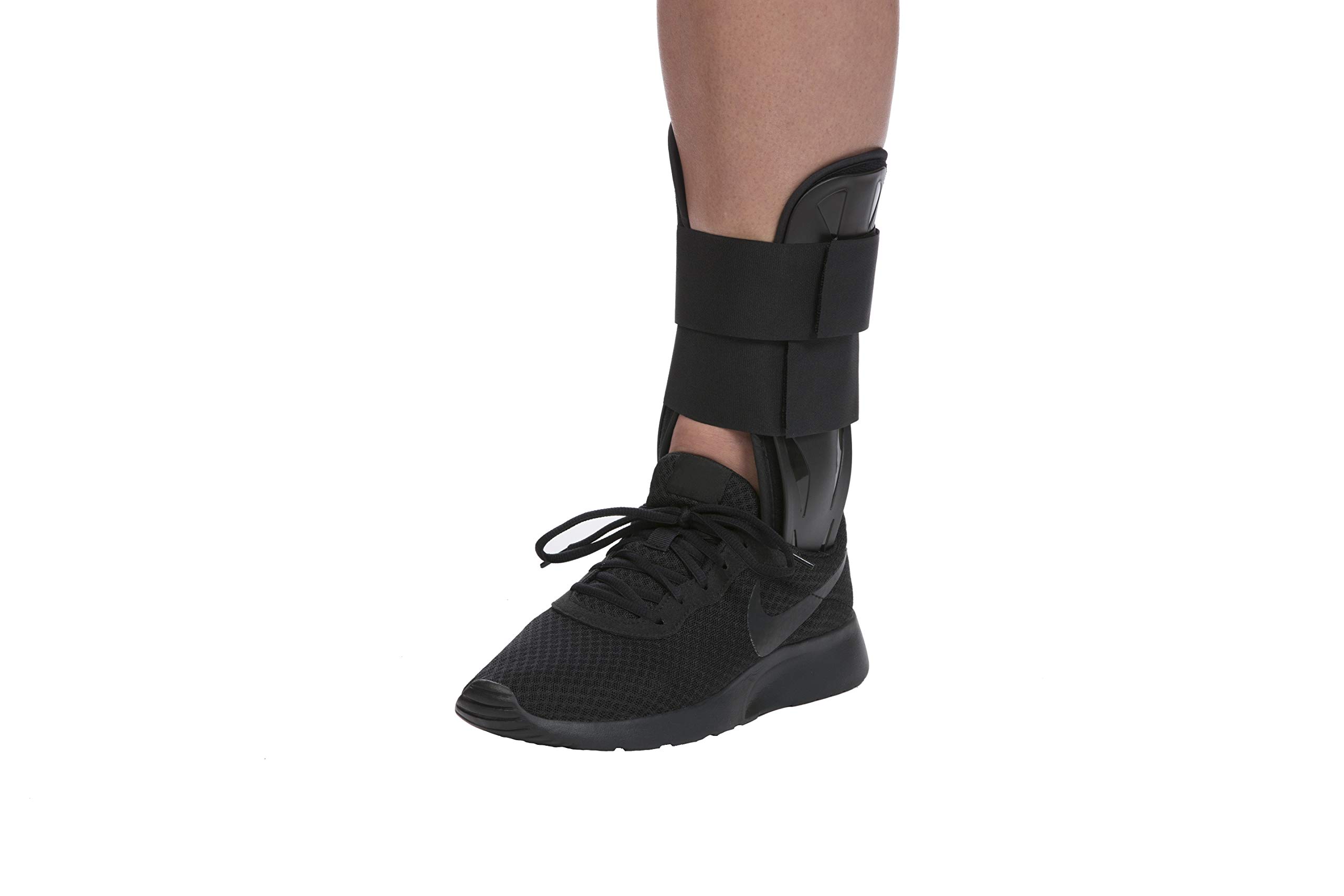 United Ortho US8813F Foam Stirrup Ankle Brace, Large, Black